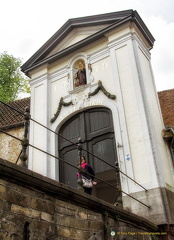 Entrance to the Princely Beguinage of the Vineyard occupied by Benedictine nuns